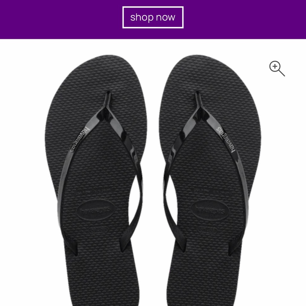 Havaianas Women's You Metallic Flip Flops NWT 9-10